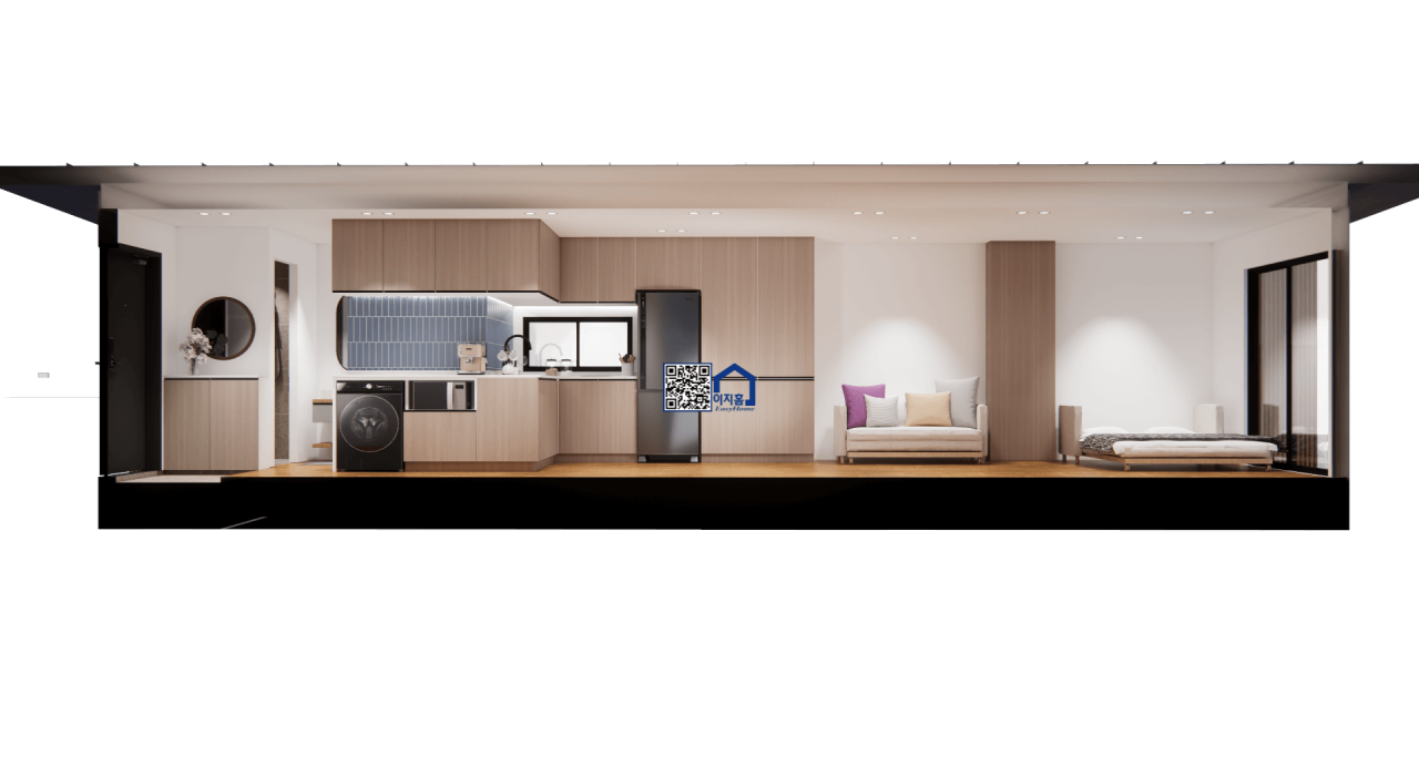 체류형 쉼터 내부 전면